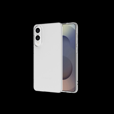 Just Must Antibakterinis TPU dėklas Galaxy S25 Edge skaidrus