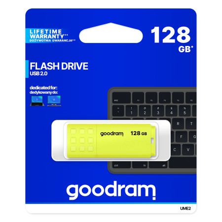 GOODRAM 128GB UME 2 Geltonas