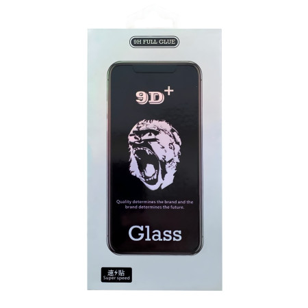 9D Gorilla LCD apsauginis stikliukas Apple iPhone 15 Pro juodas