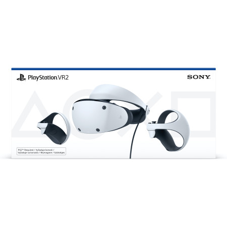 PlayStation VR2 specialus ant galvos dedamas ekranas