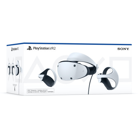 PlayStation VR2 specialus ant galvos dedamas ekranas