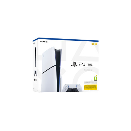 Sony PlayStation 5 Slim 1 TB Wi-Fi Juoda, Balta