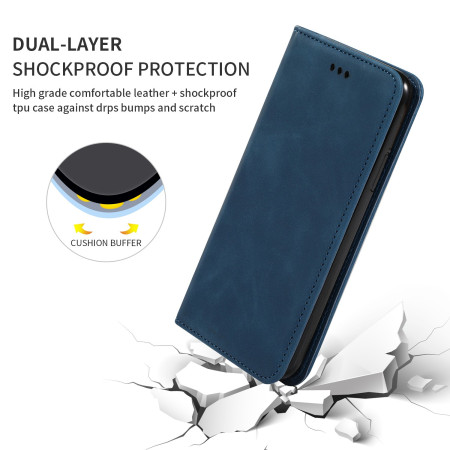 Dėklas Business Style Xiaomi Redmi Note 11 4G/Note 11S tamsiai mėlynas