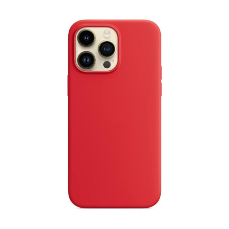Raudonas silikoninis dėklas Mag Case Apple iPhone 15 Pro