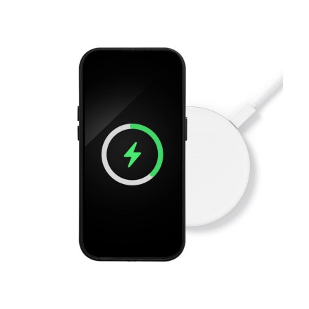 Tamsiai violetinis Mag Leather Case dėklas Apple iPhone 15