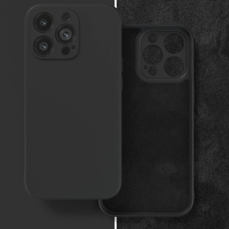 Dėklas Liquid Silicone 1.5mm Xiaomi Redmi 13 4G/Redmi 13 5G/Poco M6 4G juodas