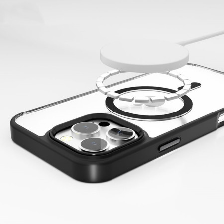 Juodas dėklas Premium Mag Cover Apple iPhone 14 Plus