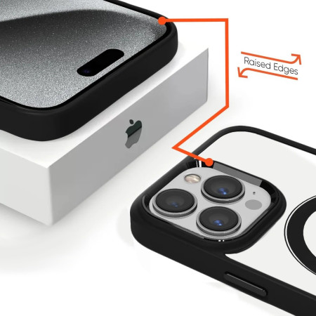 Juodas dėklas Premium Mag Cover Apple iPhone 14 Plus