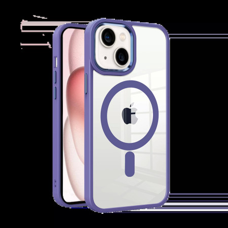 Violetinis dėklas Premium Mag Cover Apple iPhone 15