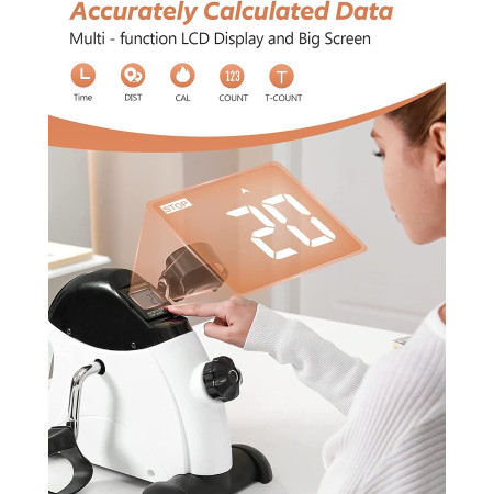 Rankų ir kojų minamas treniruoklis EB003 baltas