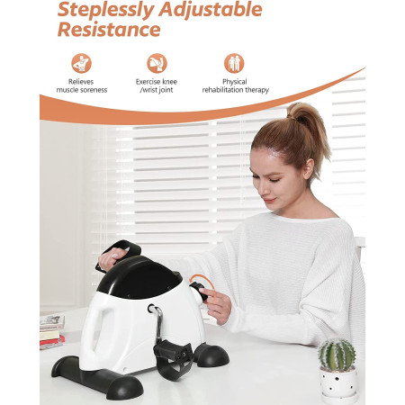 Rankų ir kojų minamas treniruoklis EB003 baltas