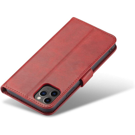 Raudonas dėklas Wallet Case Samsung S938 S25 Ultra