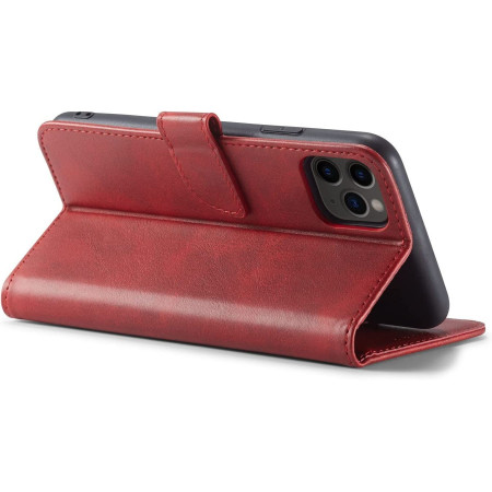 Raudonas dėklas Wallet Case Samsung S938 S25 Ultra