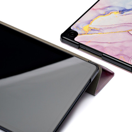Dėklas Reach Smart Leather Samsung X210/X215/X216 Tab A9 Plus 11.0/X230/X235/X236 Tab A11 Plus 11.0 marmurinė