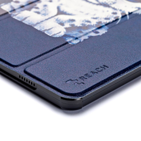 Dėklas Reach Smart Leather Samsung Tab A9 Plus 11.0 / Tab A11 Plus 11.0 su liūdnu katinu