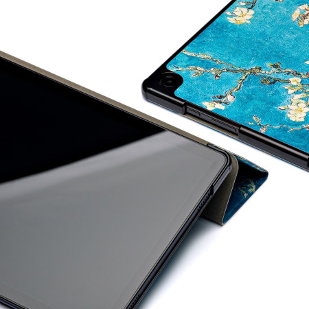 Dėklas Reach Smart Leather Samsung Tab A9 Plus 11.0 / Tab A11 Plus 11.0 su sakura