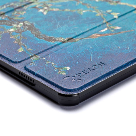 Dėklas Reach Smart Leather Samsung Tab A9 Plus 11.0 / Tab A11 Plus 11.0 su sakura