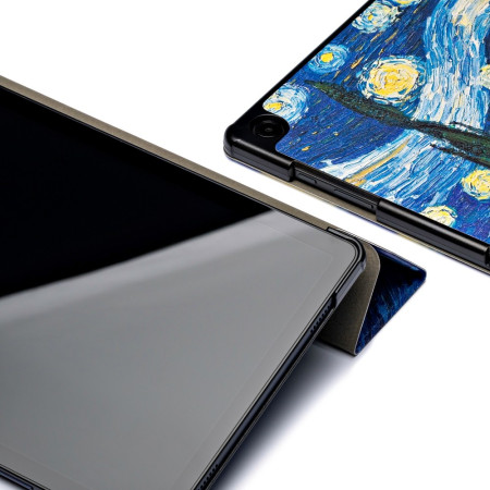 Dėklas Reach Smart Leather Samsung Tab A9 Plus 11.0 / Tab A11 Plus 11.0 su žvaigždėtu dangumi