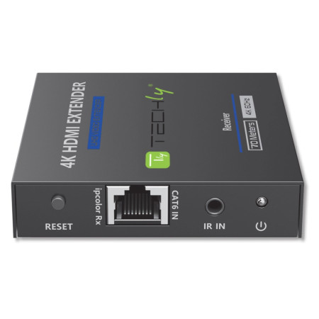 Techly HDMI Extender po skrętce Cat6/6a/7, 4K 60Hz, IR, iki 70m
