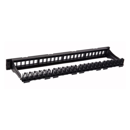 Techly 368567 Patch panel 24x Keystone, 1U, Rack 19"
