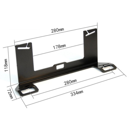 Universalus automobilinės kėdutės laikiklis Reach SF4