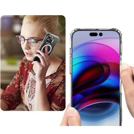 Skaidrus dėklas Perfectionists Clear Mag Case Apple iPhone 15 Pro Max