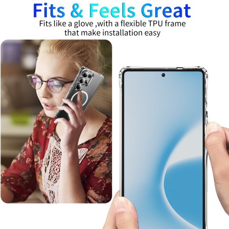 Skaidrus dėklas Perfectionists Clear Mag Case Samsung S936 S25 Plus