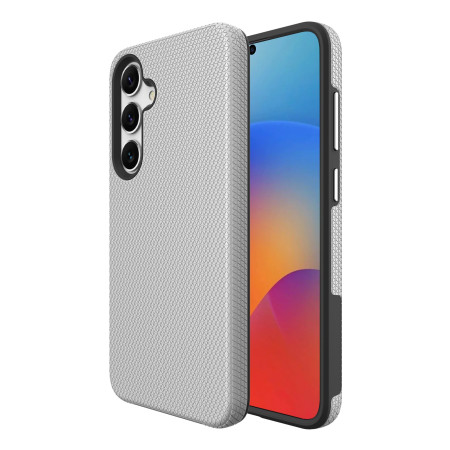 Dėklas Perfectionists Triangle Case Samsung A26 5G sidabrinis