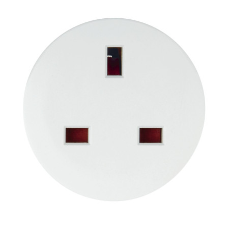 Hama maitinimo kištukų adapteris F tipas G tipas (UK) Balta