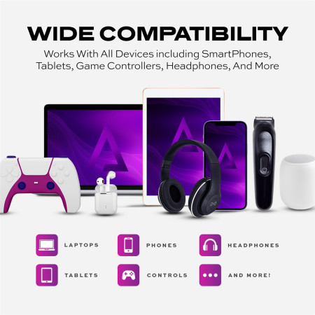 STATIK 360 Pro Universalus Magnetinis Įkrovimo Kabelis, 1m, Juodas