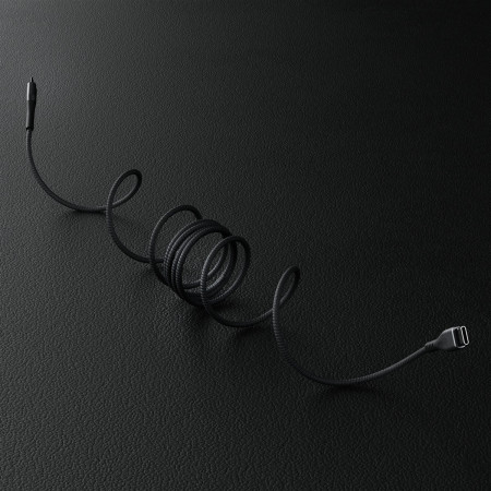 STATIK MagStack Pro, Magnetinis Kabelis, USB-C į USB-C, 1m, Juodas