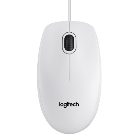 USB optinė pelė Logitech B100 Balta