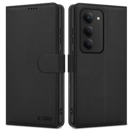 Dėklas Tech-Protect Wallet Xiaomi Redmi 15 4G / 5G juodas