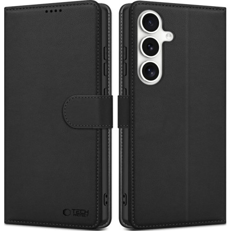 Tech-Protect Wallet Galaxy S25 FE juodas