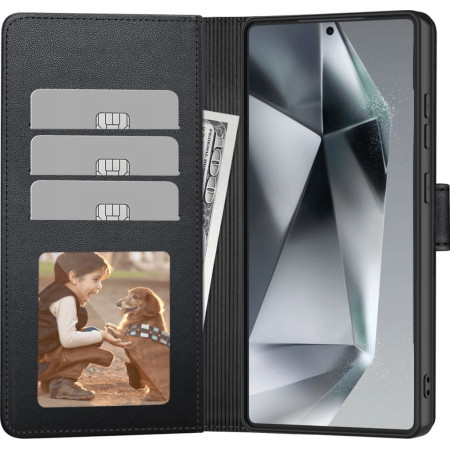 Tech-Protect Wallet Galaxy S25 FE juodas