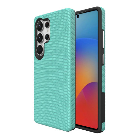 Žalias dėklas Perfectionists Triangle Case Samsung S908 S22 Ultra 5G