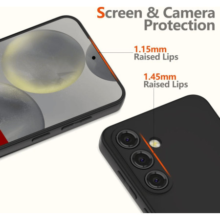 Juodas Tech-Protect Icon dėklas Galaxy S25 FE