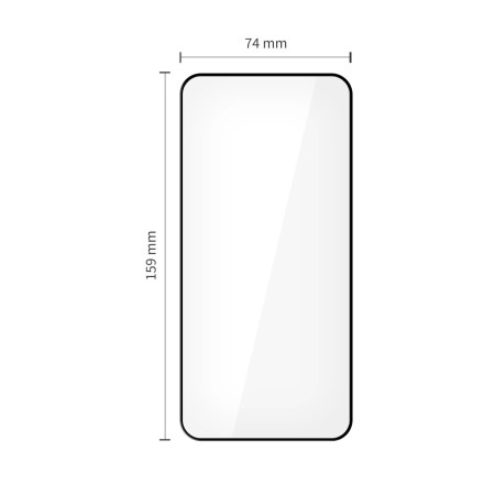 LCD apsauginis stikliukas Tech-Protect Glass Fit+ 2-Pack Xiaomi Redmi 15T/15T Pro, juodas