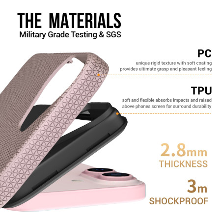 Dėklas Perfectionists Triangle Mag Case Apple iPhone 11 rožinio aukso