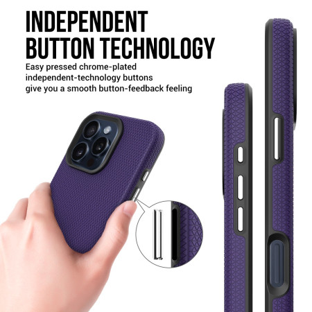 Violetinis dėklas Perfectionists Triangle Mag Case Apple iPhone 13 Pro
