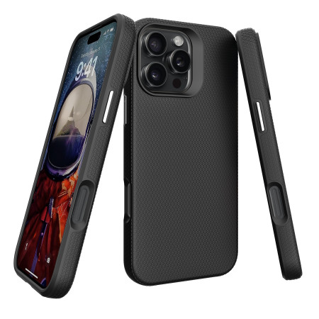 Perfectionists Triangle Mag Case Apple iPhone 15 Pro Max juodas