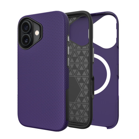 Violetinis dėklas Perfectionists Triangle Mag Case Apple iPhone 15