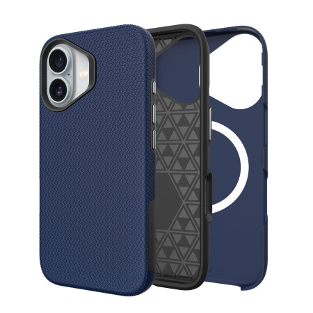 Perfectionists Triangle Mag Case Apple iPhone 16 Plus tamsiai mėlynas