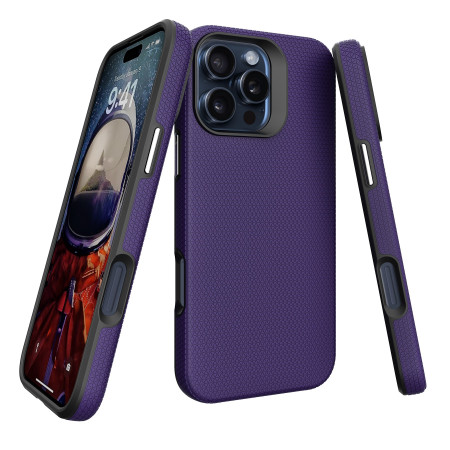 Perfectionists Triangle Mag Case Apple iPhone 16 Pro Max violetinis