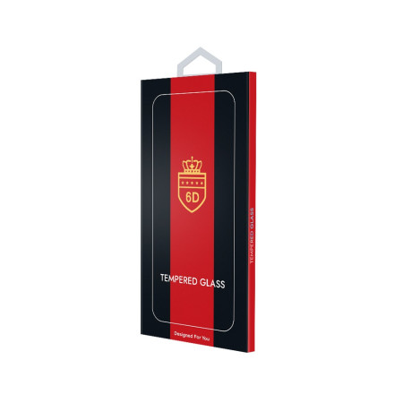 6D LCD apsauginis stikliukas Xiaomi Redmi Note 13 5G/Redmi Note 13 Pro 4G/Redmi Note 14S/Poco M6 Pro 4G juodas