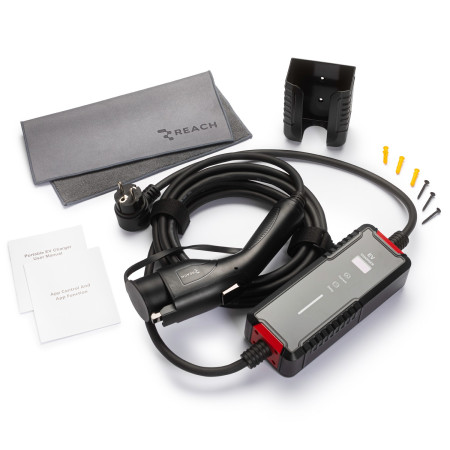 Elektromobilių įkroviklis Reach PEVC1 220V Type1 16A 3.5kW 5.0m