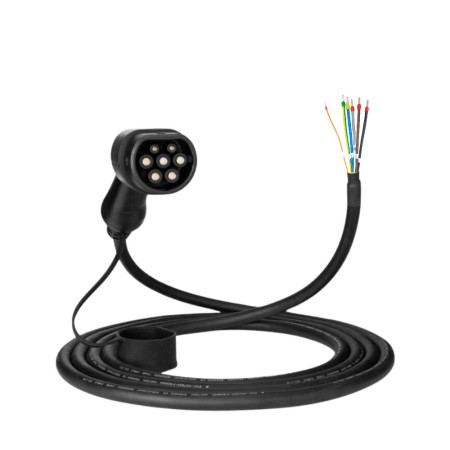 Pakaitinis elektromobilų įkrovimo stotelės kabelis Reach REVC2 32A 22kW 8.0m