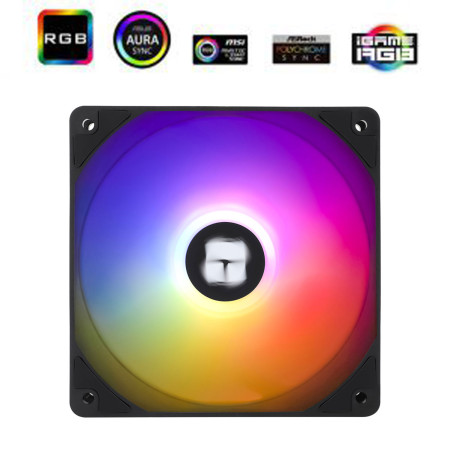 Thermalright TL-C12C-S PWM ARGB Juodas Ventiliatorius (120mm)