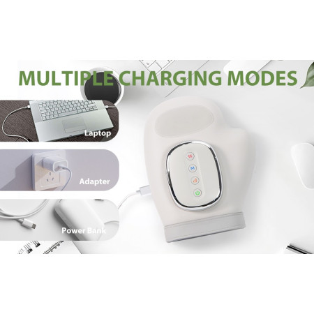 Rankų ir riešų masažuoklis Reach Smart Hand Massager pilkas