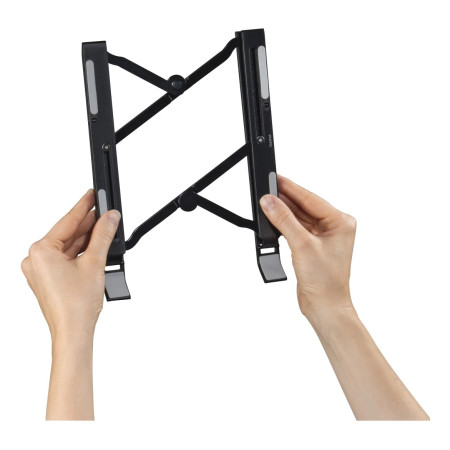 Hama Light Nešiojamojo kompiuterio stovas Juoda 39,6 cm (15.6")